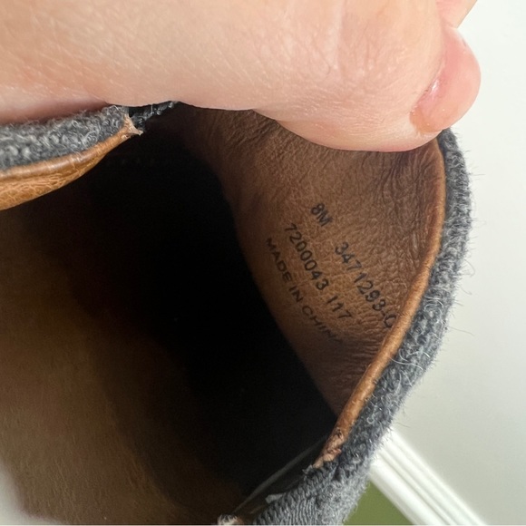 Frye Lena Slip On Sneaker Charcoal Gray Camo Print Platform Size 8 - Picture 7 of 10